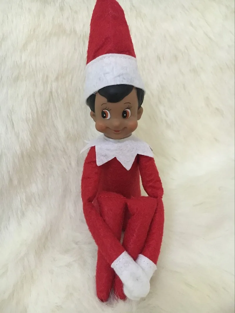 hot sale 15cm mini christmas gift plush elf doll