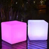 Hot sale Waterproof plastic remote control light led cube chair 40 cm led sitting cube