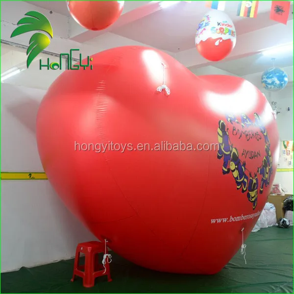 inflatable helium heart shape balloon (2)