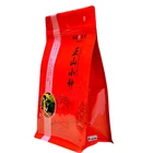 China Wholesale stand up aluminum foil plastic lined zipper tea bags with flat bottom