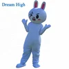 White Kani rabbit Mascot Costume Adult Size Promotional Cartoon Costume