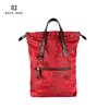 Red camouflage waterproof ladies sport golf sack drawstring nylon backpack tote bag