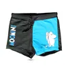 Sunwear brand swimsuit little boy's swim trunks customized swimming brief with nice TV cartoon character kid sizes