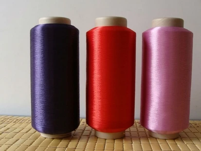 POLYESTER DOPE DYED TEXTURED YARN,DTY 300D/96F SD NIM buy direct from china manufacturer