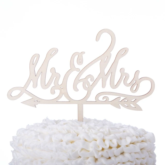 laser cut wood cake topper wedding cake decorations