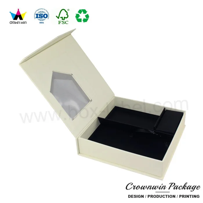 2017 handmade magnetic packaging crystal jewelry box with logo