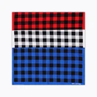 Cheap Colorful Multifunctional Cotton Custom Design Outdoor Grid Bandana