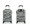 fashion super-light weight sky travel luggage printing abs pc luggage bag