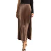 /product-detail/oem-brown-mature-ladies-long-satin-pleated-skirt-60805394780.html
