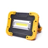 Hot Selling 10W COB Portable 750lms Outdoor Rechargeable Searchlight LED Flood Cordless Work Light with USB Port Power Bank