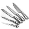 Wholesale Stocked High Quality 6pcs Stainless Steel kitchen knife with Color Box