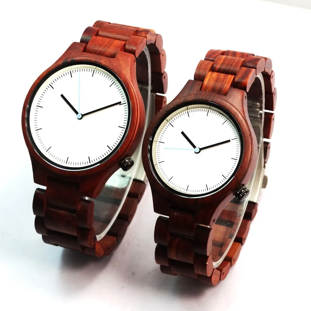 Natural Red Sandalwood Quartz Watch Minimalist Design White Dial Watches for Popular Men and Women
Natural Red Sandalwood Quartz Watch Minimalist Design White Dial Watches for Popular Men and Women