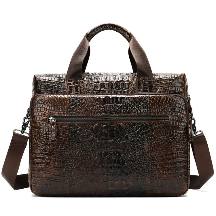 Oem Odm Instock Crocodile Pattern Mens Handbag Laptop Bag Genuine Leather Briefcases Business Brief Bags Case 5555, Coffee
Oem Odm Instock Crocodile Pattern Mens Handbag Laptop Bag Genuine Leather Briefcases Business Brief Bags Case 5555, Coffee