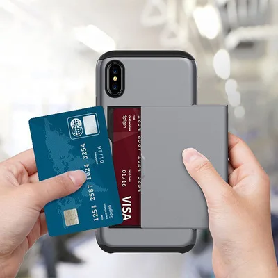 Armor Shockproof Hard Wallet Case Protective TPU PC Card Holder Phone Cover For Apple iphone X XS XS Max
Armor Shockproof Hard Wallet Case Protective TPU PC Card Holder Phone Cover For Apple iphone X XS XS Max