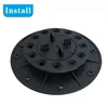 adjustable leveling feet plastic paver pedestal floor support(MB-T0-A 19MM-30MM)