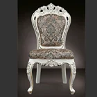 Comfortable Modern luxury white king throne dining chair