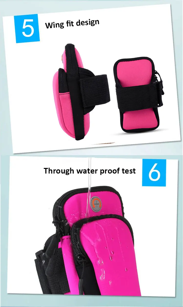 man mobile phone sport running wrist leg arm gym sports bag (5)
