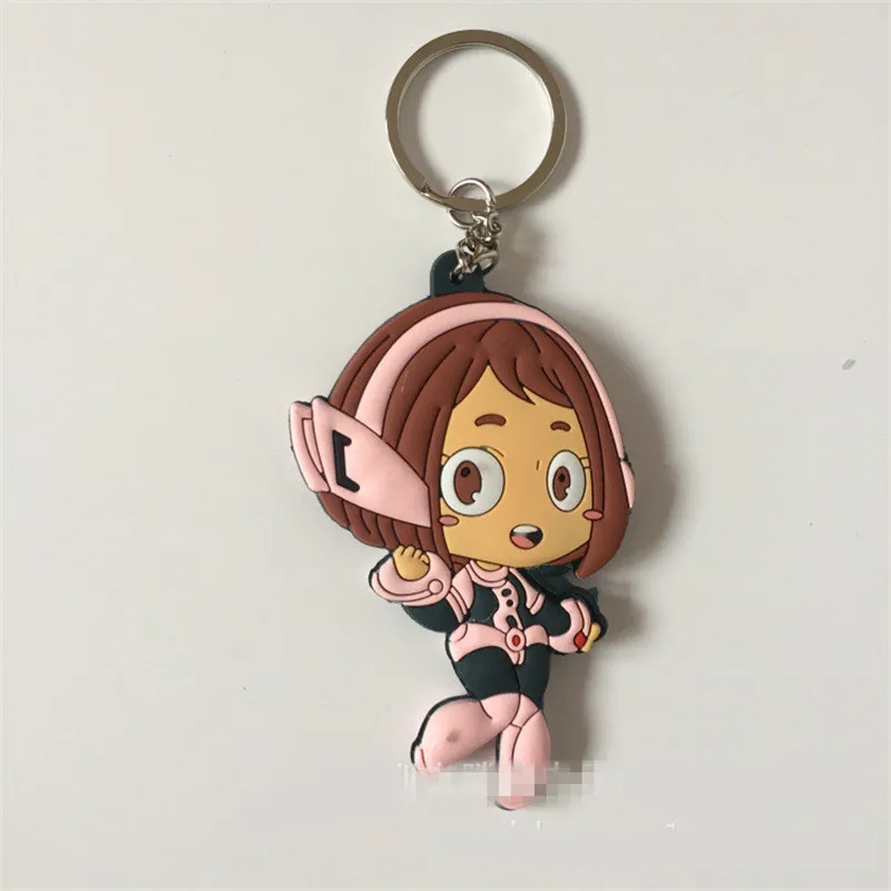 Anime My Hero Academia Figures Toys PVC Pendant Keychain Keyring Key Bag Pendants Dolls Kids Friends Gift  6-8cm (3)