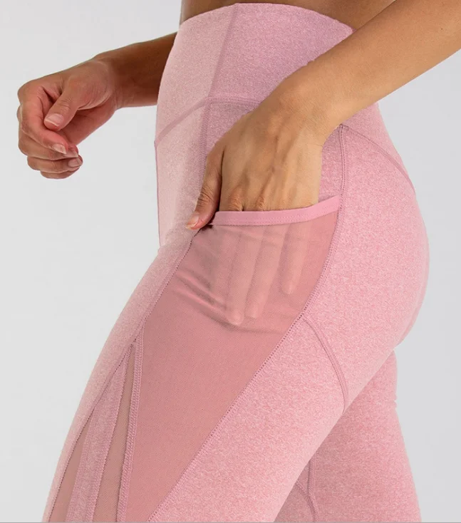 

Hot Selling Factory Directly Cheap Wholesale Models Workout Women Unique Breathable Yoga Pants, Pink, black, purple, burgundy