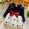 Hottest great quality wholesale China supplier baby girls nice color dresses of kid clothes aged 2-7 little kids clothes