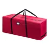 Red Rolling Duffle Bag Style Christmas Tree Storage Bag