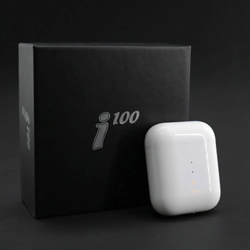 i100 Tws Waterproof Sensor Tap Touch control Casque Bluetooth 5.0 Wireless Earphone Support Wireless Charging - ANKUX.COM