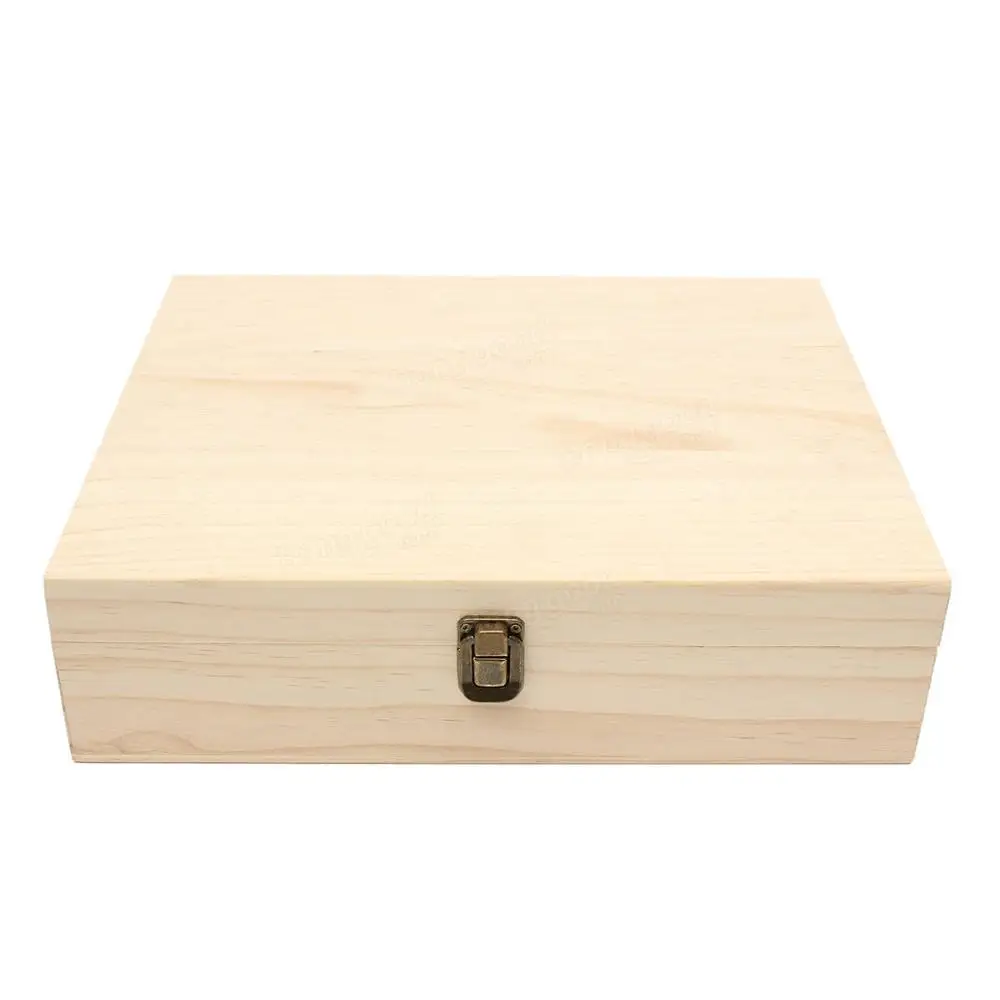 plain wooden gift boxes