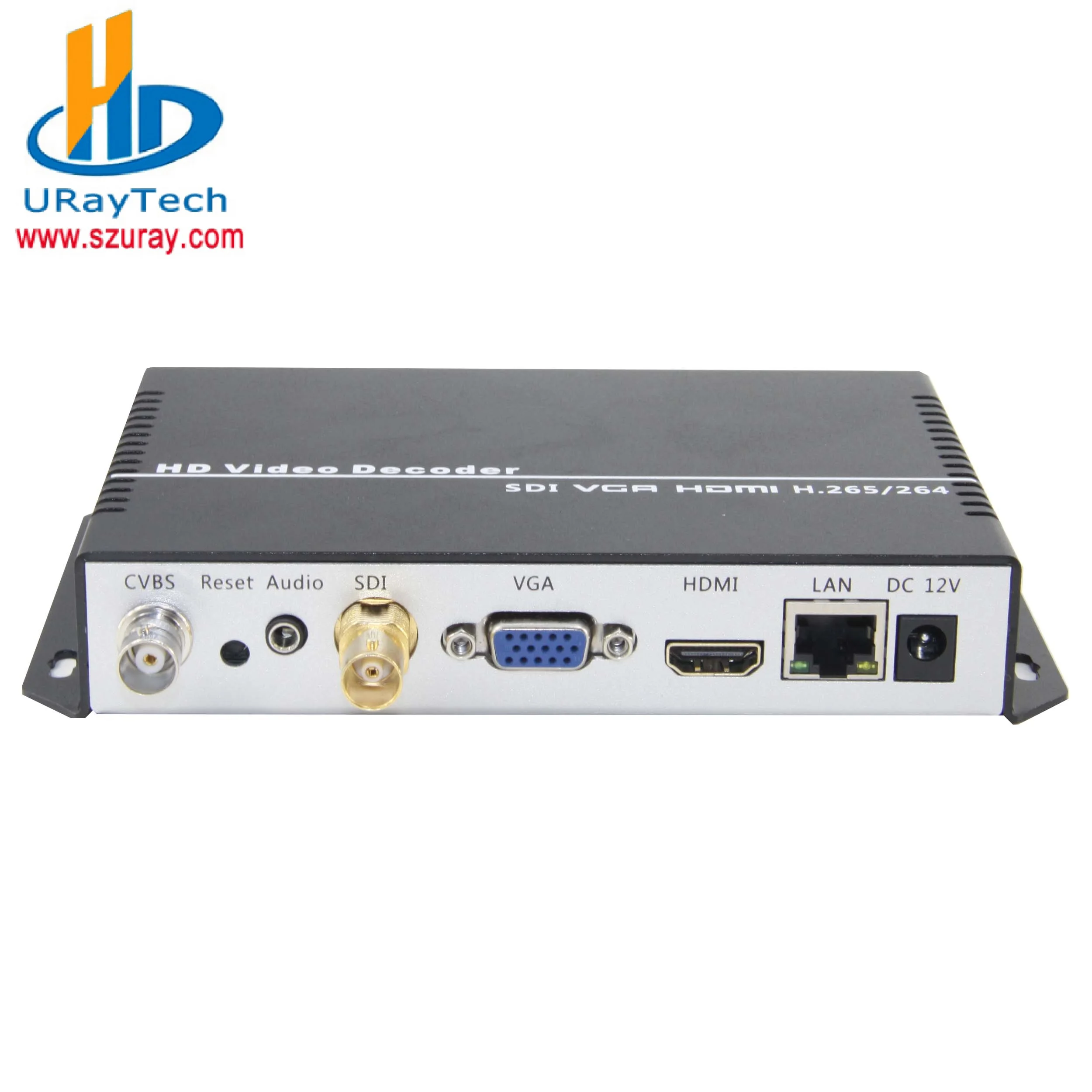 

H.265 H.264 IP To SDI HDMI VGA CVBS Video Streaming Decoder HD IP Camera Decoder For Decoding HTTP RTSP RTMP UDP M3U8 HLS etc