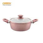 Aluminum ceramic coating induction soup pot sets