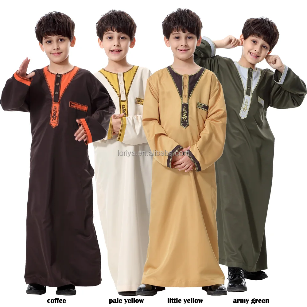 New design comfortable children islamic clothing factory price boy's muslim long dress best selling kids abaya, Coffee,cream,light yellow,army green
New design comfortable children islamic clothing factory price boy's muslim long dress best selling kids abaya, Coffee,cream,light yellow,army green