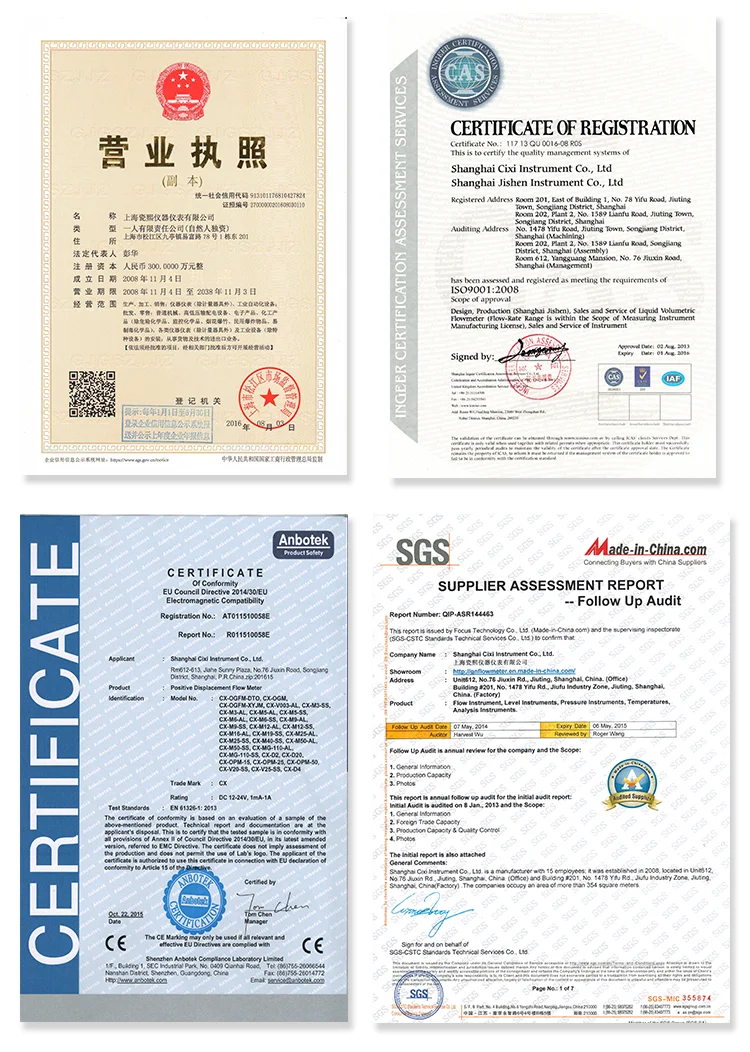 The Vegetable Oil Beer And Alcohol Liquid Control PD Gear Flow Meter