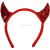 Sequin devil horns High quality good style devil horn ears headband animal headband QHBD-8228