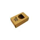Luxury custom logo round paper soap packaging box wholesale