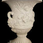 Flower Pot Luxury Outdoor Garden Marble Flower Pot Natural Marble Vases