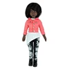 factory real fashion vinyl doll motorcycles black girl doll 18 inch with accessories