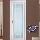 Fashionable Designs Aluminium Glass Casement Hinges Swing Toilet Door Price Aluminum Toilet Door