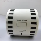 Paper Labels Roll Black on White 100 mm Shipping Label for DK-11202