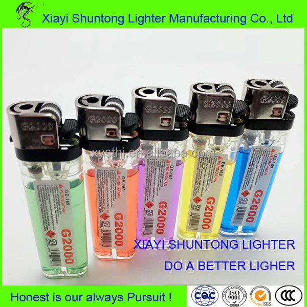 Factory custom bulk cheap plastic electronic butane gas cigarette disposable utility lighter