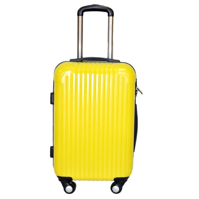 yellow suitcases