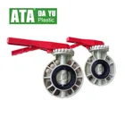 2017 NEW PPH wafer butterfly valve lever operated china suppliers