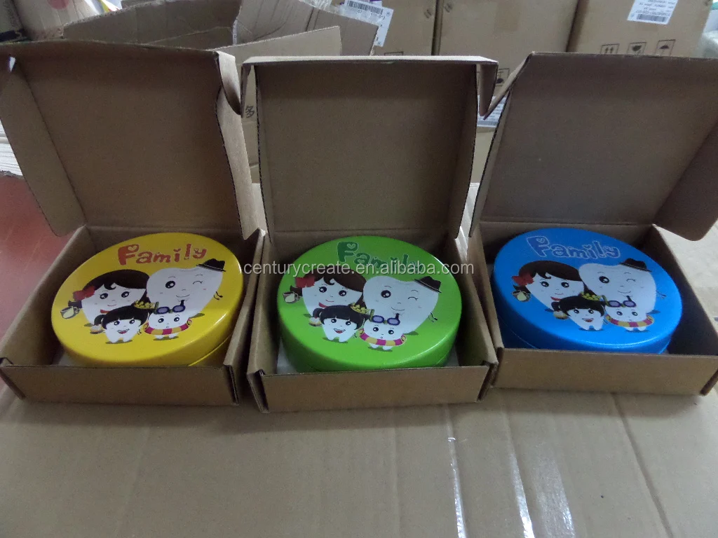 family storage baby wood milk teeth box wooden first tooth