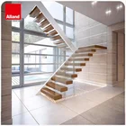 construction building invisible stringer timber stair loft staircase attic stairs