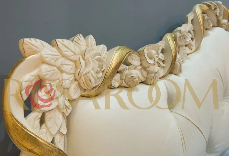 Rococó italiano dormitorio muebles clásicos de madera maciza ...