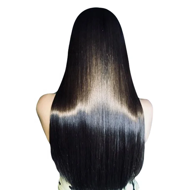 Natural Remy Virgin Russian Hair Extensions Hair Peruvian