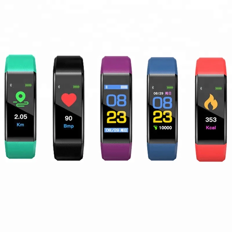 Best Selling Health Fitness Tracker Color Display Smart Bracelet 115plus, Blue, red, green, black,purpler
Best Selling Health Fitness Tracker Color Display Smart Bracelet 115plus, Blue, red, green, black,purpler