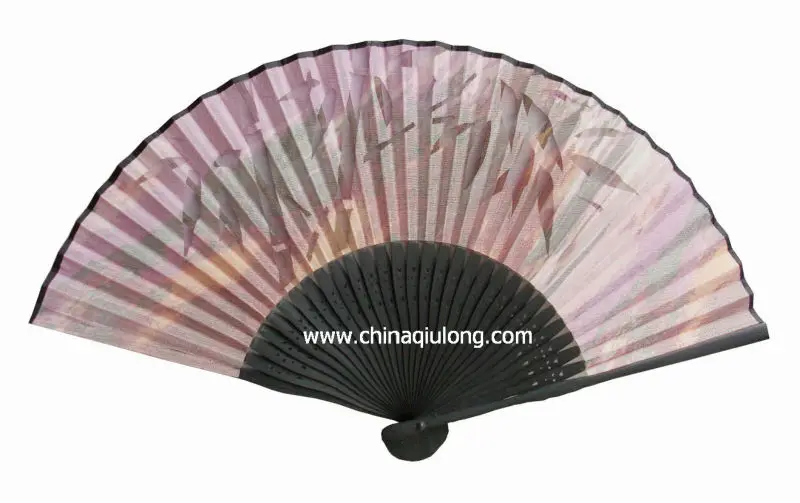Chinese Silk Hand Held Fans For Wedding Gift