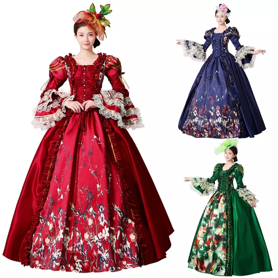 Ecoparty Royal Princess Ladies Fancy Dress Medieval Renassiance Women Adult Costume Ball Gowns Women Court Dress, Colors
Ecoparty Royal Princess Ladies Fancy Dress Medieval Renassiance Women Adult Costume Ball Gowns Women Court Dress, Colors