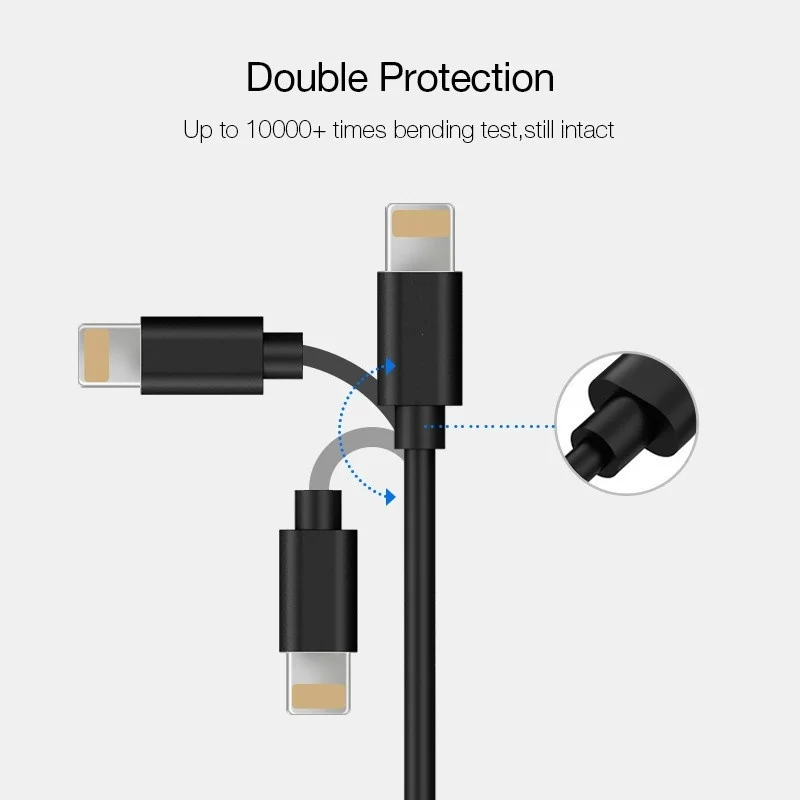 Retractable Spring Charging Data Sync for IPhone Flexible Elastic Stretch USB Charger Cable - ANKUX.COM