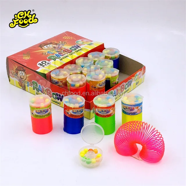 slinky rainbow spring toy candy for kid