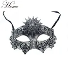 Fast Delivery New Style Silver Solid Carnival Masquerade Party Mask